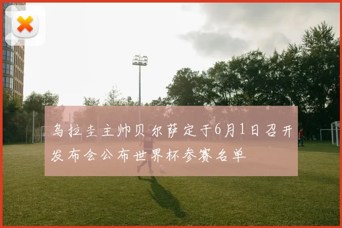 乌拉圭主帅贝尔萨定于6月1日召开发布会公布世界杯参赛名单